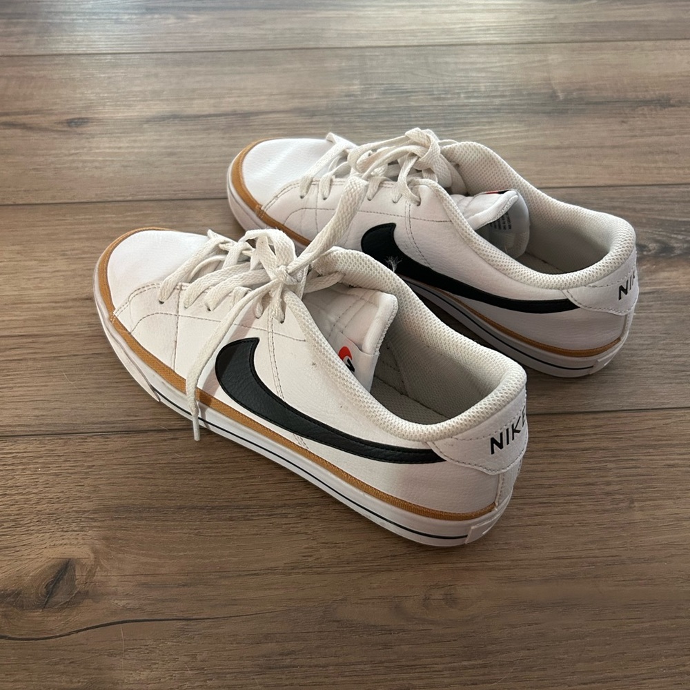 Nike White and Black Athletic Shoes